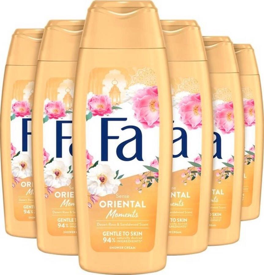 Fa Douche Creme Oriental Moments Voordeelverpakking 6 x 250 ml