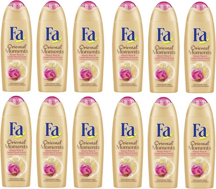 Fa Douchecrème Oriental Moments 12x250 ml Voordeelveprakking