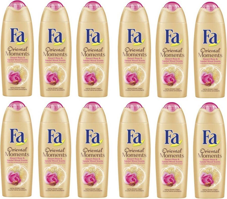 Fa Douchecrème Oriental Moments 12x250 ml Voordeelveprakking