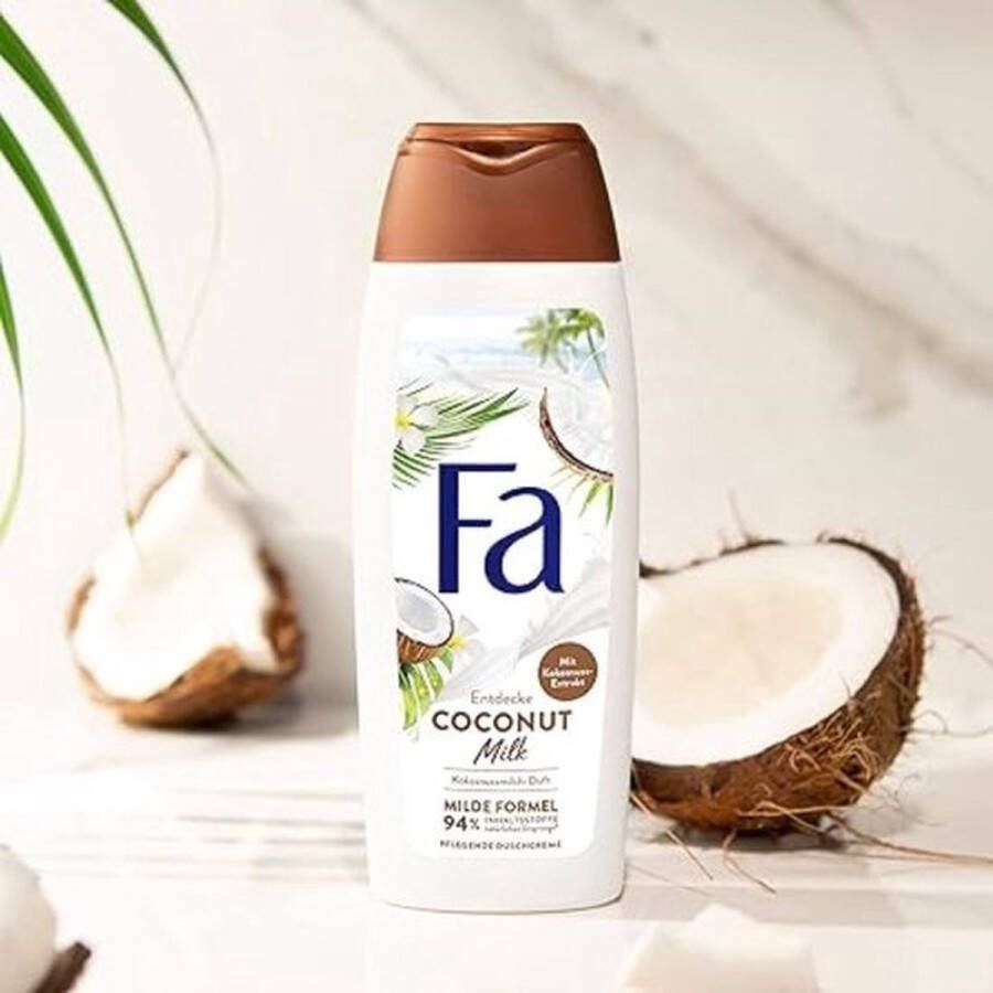 Fa Douchegel Coconut Milk 3x250ml Voordeelverpakking