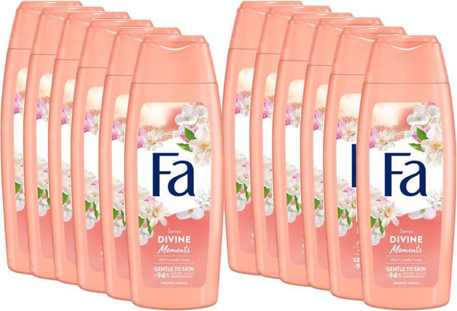 Fa Douchegel Divine Moments 250 ml Voordeelverpakking 12 stuks