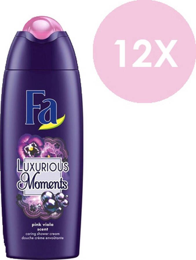 Fa Douchegel Luxurious Moments 12 x 250ml Voordeelverpakking