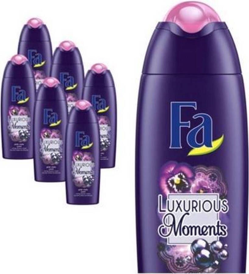 Fa Douchegel Luxurious Moments Pink Viola Scent Voordeelpak 6x 250ml