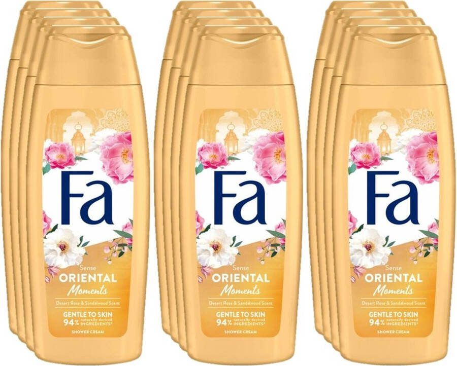 Fa Douchegel Oriental Moments Voordeelverpakking 12 x 250 ml
