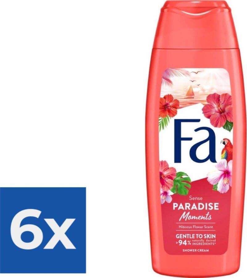 Fa Douchegel Paradise Moments 250 ml Voordeelverpakking 6 stuks