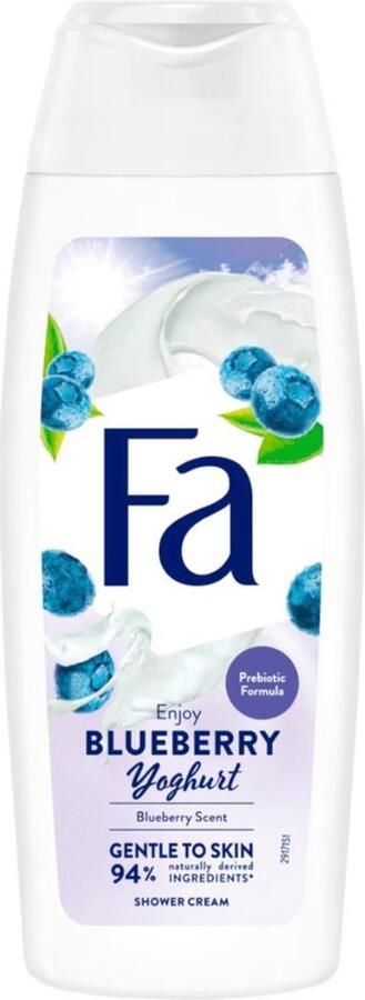 Fa Douchegel Blueberry Yoghurt 12x250ml Voordeelverpakking
