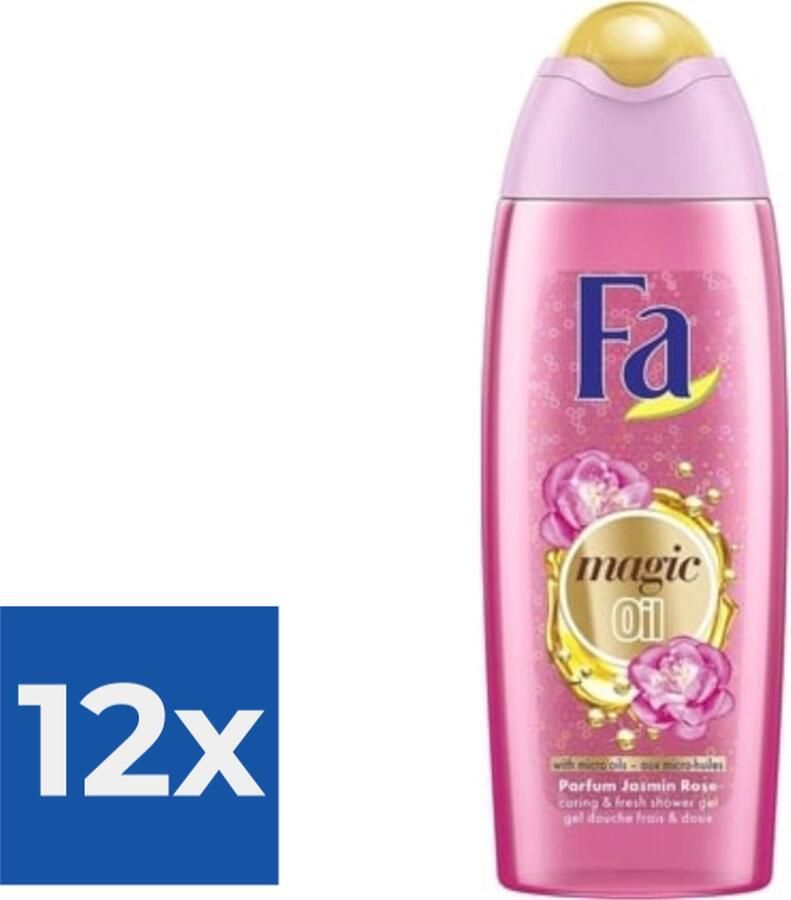 Fa Magic Oil Pink Jasmine Shower Gel 250ml Voordeelverpakking 12 stuks