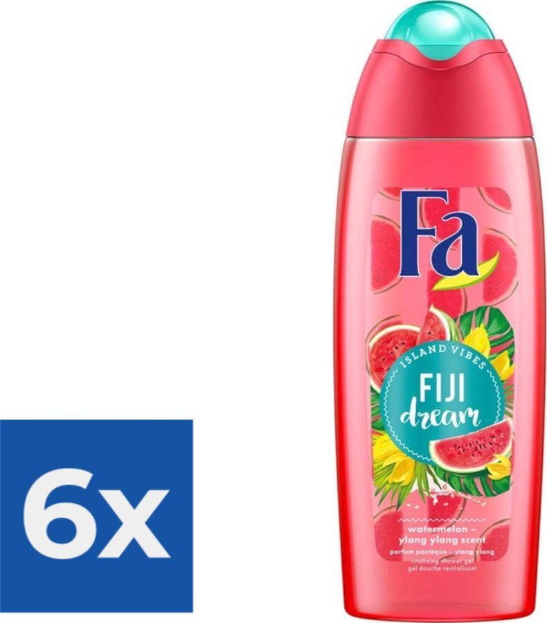 Fa Fiji Dream Douche Gel 250ml Voordeelverpakking 6 stuks