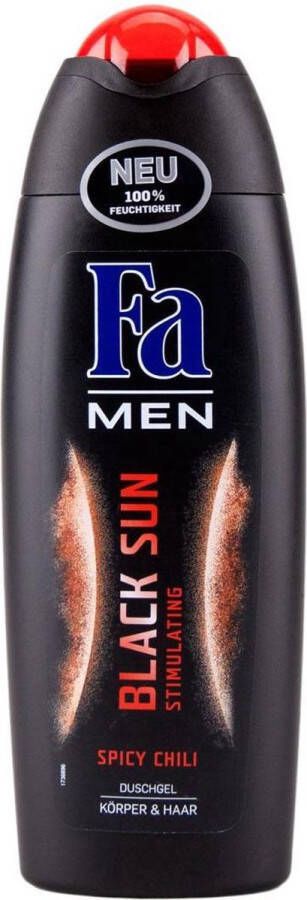 Fa For Men Black Sun Spicy Chili Douchegel 250ml