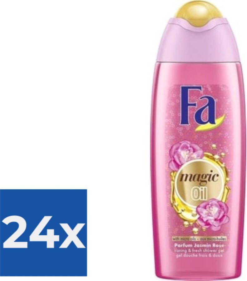 Fa Magic Oil Pink Jasmine Shower Gel 250ml Voordeelverpakking 24 stuks