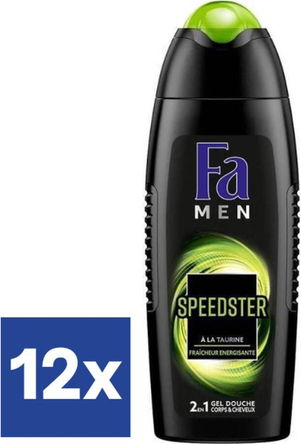 Fa Men 2in1 Speedster Douchegel (Voordeelverpakking) 12 x 250 ml