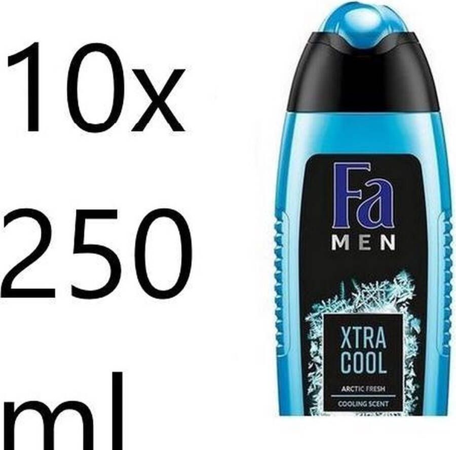 Fa Men Douchegel Xtra Cool Arctic Fresh Voordeelpak 10x 250ml