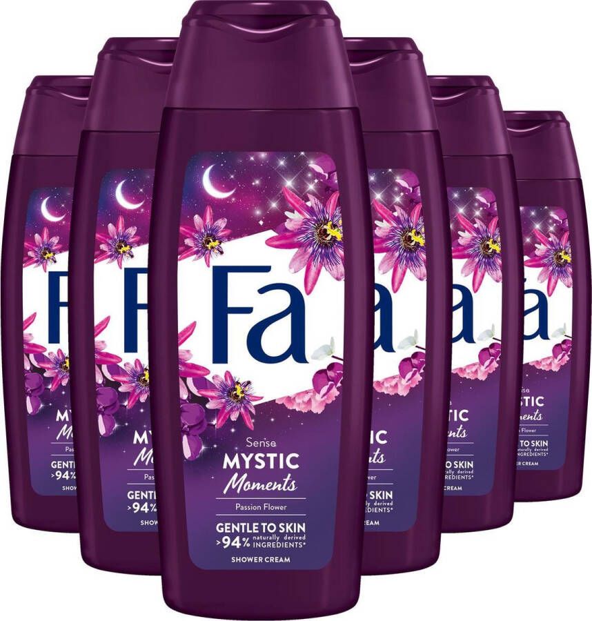 Fa Mystic Moments Shea Butter & Passion Flower Douchegel Voordeelverpakking 6 x 250 ml