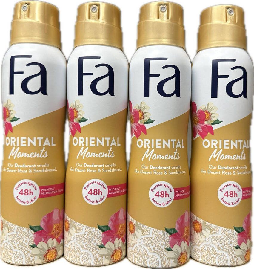 Fa Oriental moments deo 4x 150 ml
