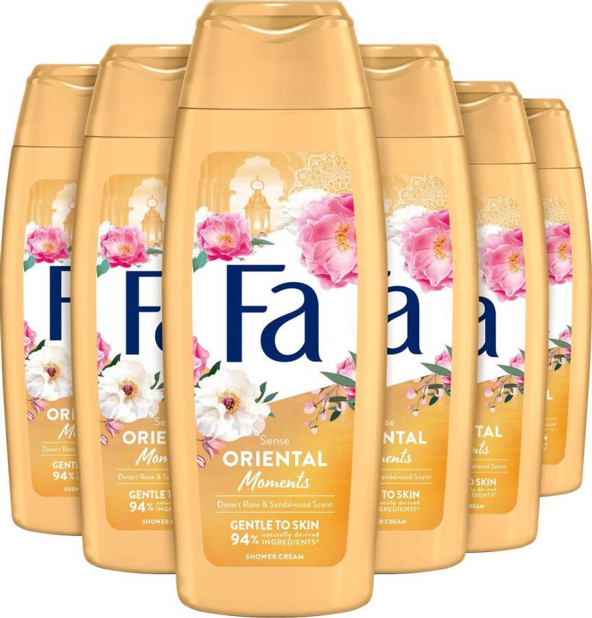 Fa Oriental Moments douchegel 6 x 250 ml voordeelverpakking