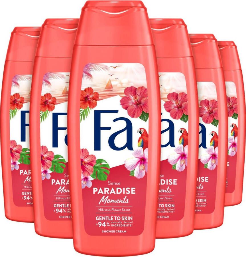 Fa Paradise Moments Douchegel Voordeelverpakking 6 x 250 ml