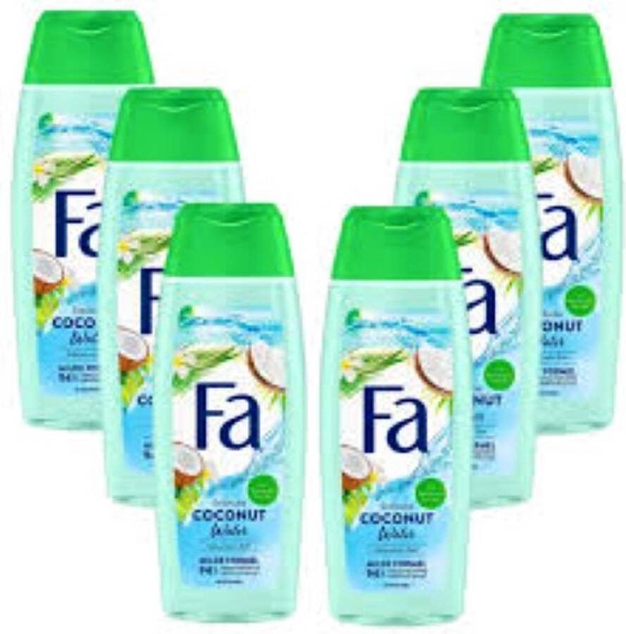 Fa Shower gel Coconut Water 6 stuks
