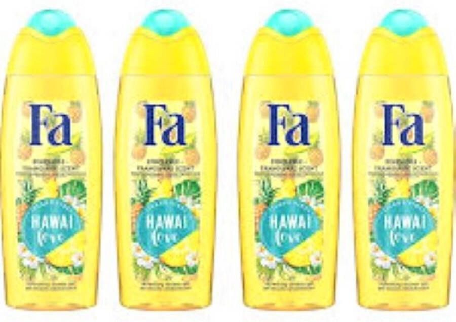 Fa Showergel Hawaii Love 4 x 250 ml