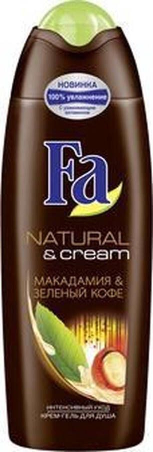 Fa Natural & Cream Macadamia & Green Coffee Douchecrème 250 ml