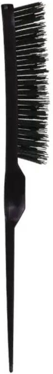 FA-VE Slick Back Hair Brush Slickback Hairbrush Haarborstel Toupeerkam Toupeerborstel Hairbrush Slick Back Brush Slick Back Bun Brush Zwart