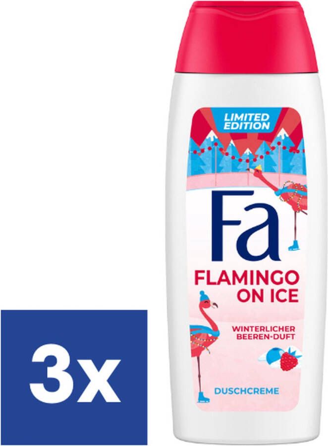 Fa Winter Flamingo on ice Douchegel 3 x 250 ml