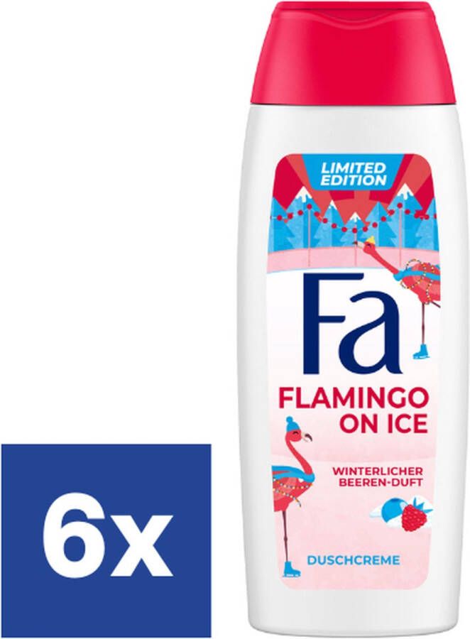 Fa Winter Flamingo on ice Douchegel 6 x 250 ml