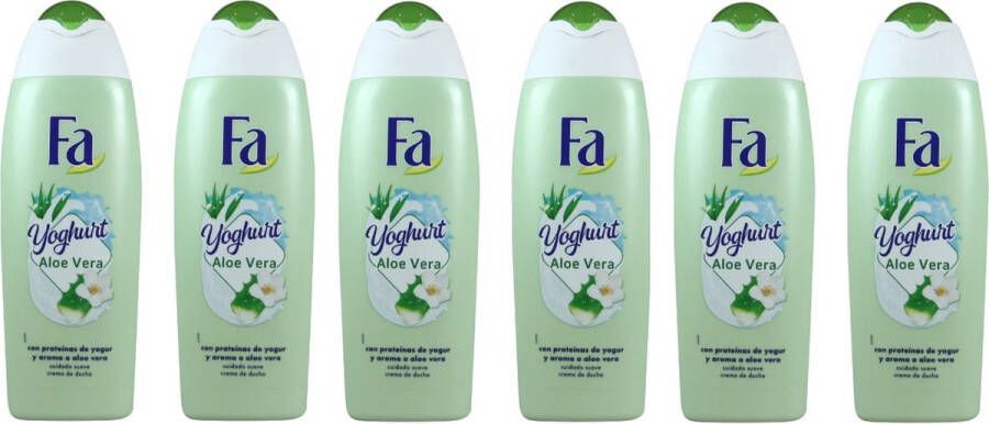 Fa Yoghurt & Aloe Douchegel 6x550 ml Voordeelverpakking