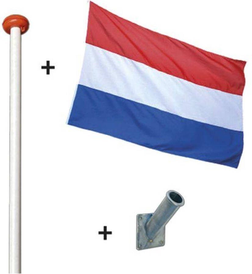 Faber Bundelvoordeel Nederlandse vlag vlaggenstok vlag vlaggenstokhouder