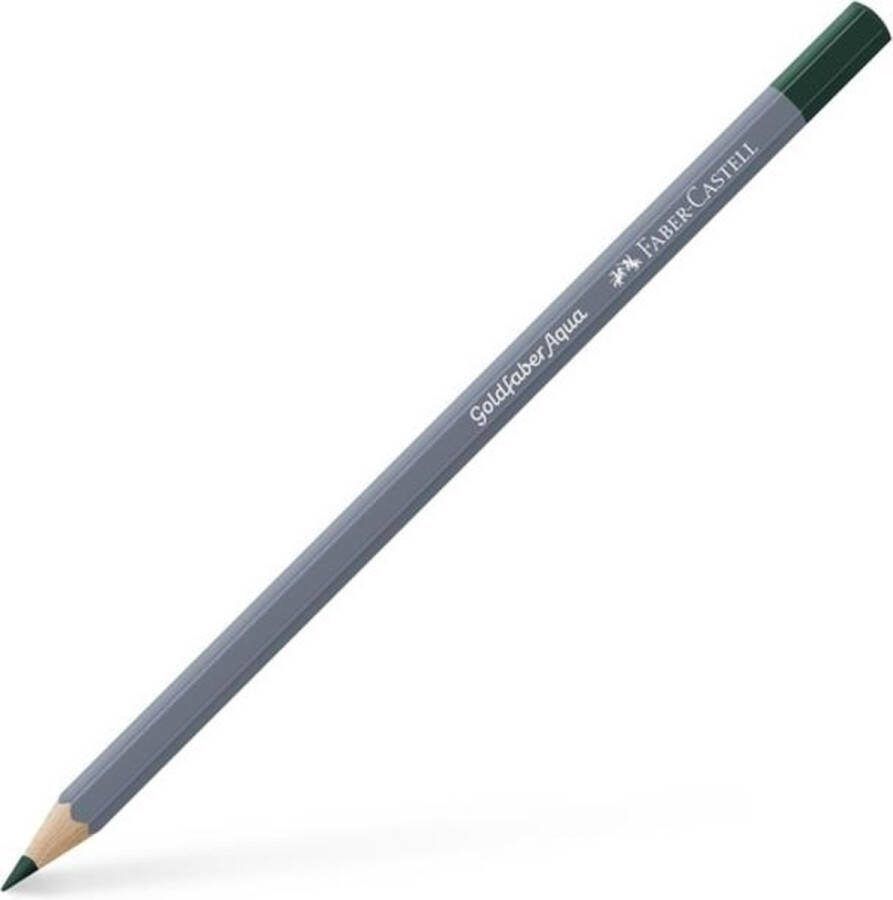 Faber-Castell aquarel kleurpotlood Goldfaber 158 donker kobaltgroen FC-114658