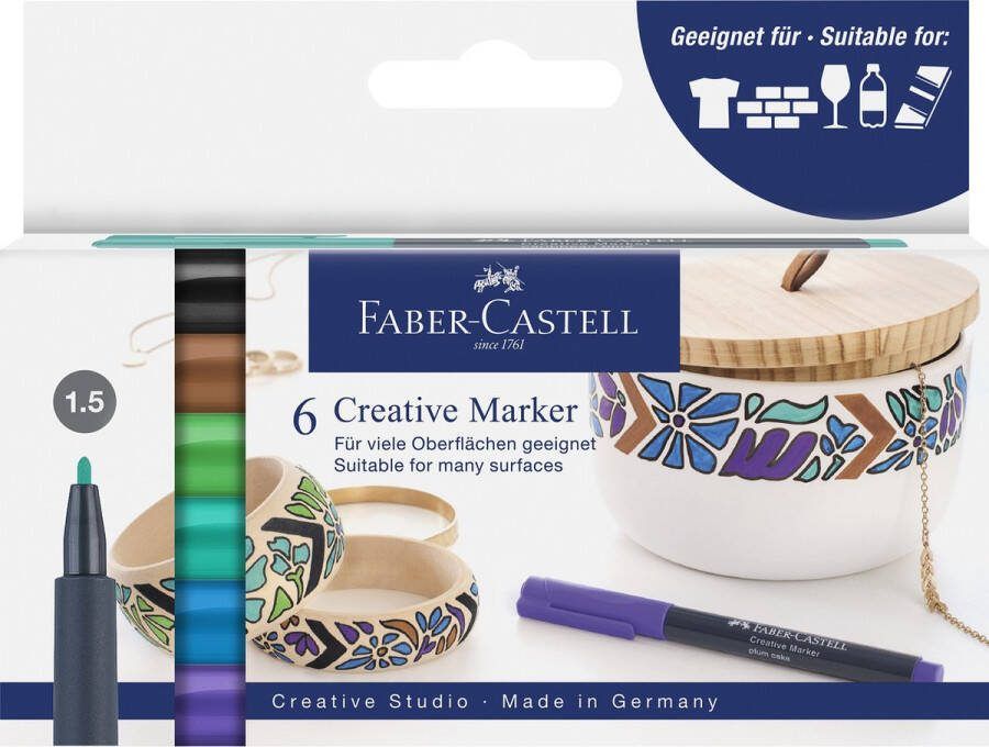 Faber-Castell creatief marker Fairy Forest set van 6 stuks FC-160708