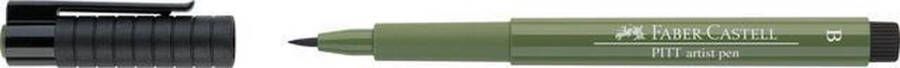 Faber-Castell Faber-Casteel tekenstift Pitt Artist Pen brush chroom groen opaak FC-167476