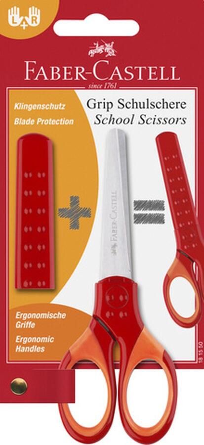 Faber-Castell schoolschaar GRIP rood FC-181550