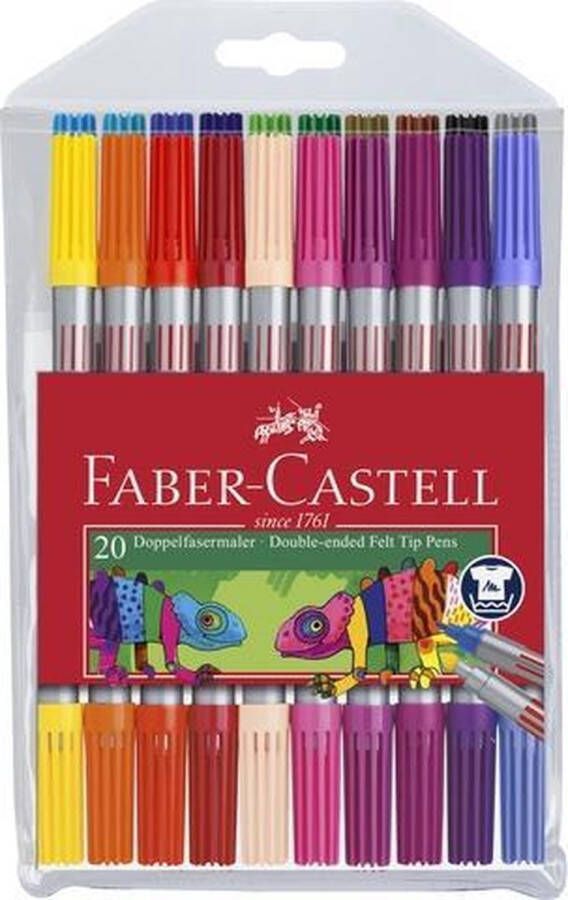 Faber-Castell FC viltstiften duo 20-delig etui