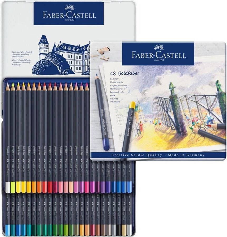 Faber Castell kleurpotlood Faber-Castell Goldfaber etui à 48 stuks