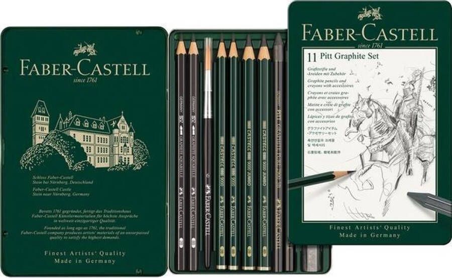 Faber-Castell grafietpotloden Pitt set 11-delig FC-112972