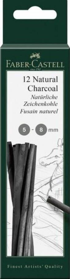 Faber Castell houtskool Faber-Castell Pitt Monochrome 5-8 mm