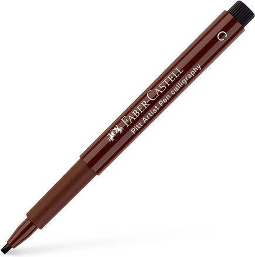 Faber-Castell kalligrafiepen Pitt Artist Pen C 175 donker sepia FC-167575