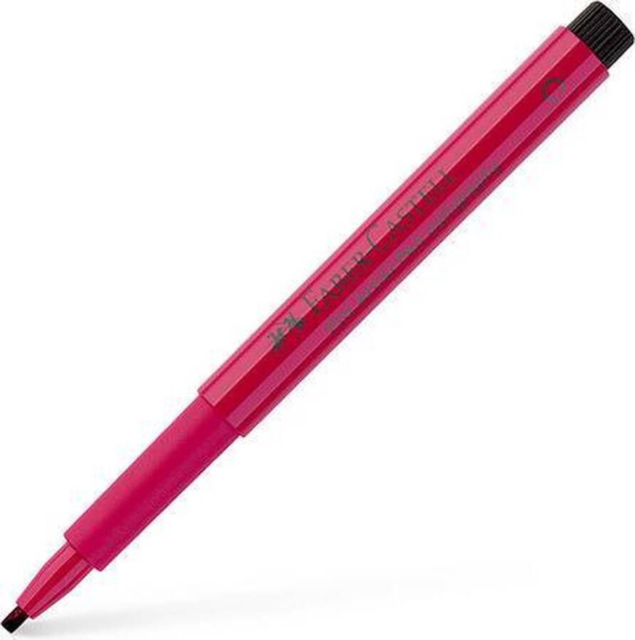 Faber-Castell kalligrafiepen Pitt Artist Pen C karmijn roze FC-167527