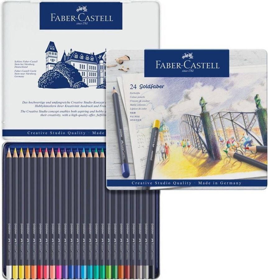 Faber-Castell kleurpotlood Goldfaber etui Ã 24 stuks FC-114724