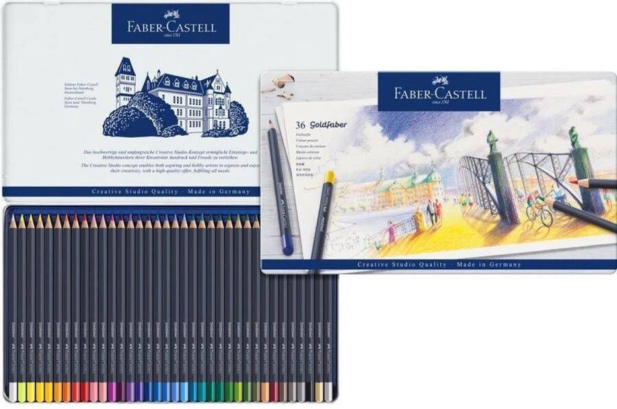 Faber Castell Kleurpotlood faber-castell goldfaber etui à 36 stuks