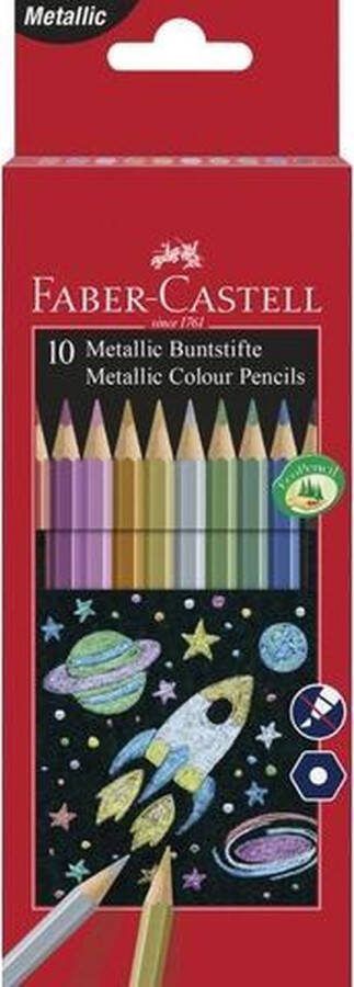 Faber-Castell kleurpotloden metallic 10 stuks FC-201583
