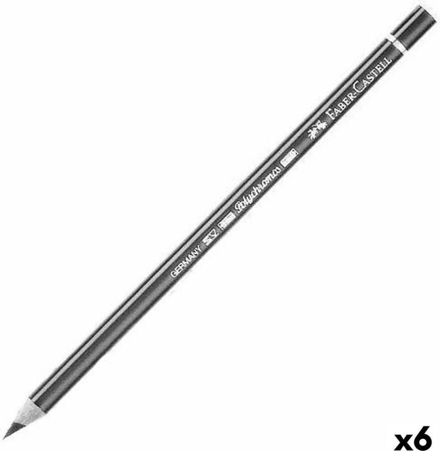 Faber-Castell Kleurpotloden Polychromos Grijs (6 Stuks)
