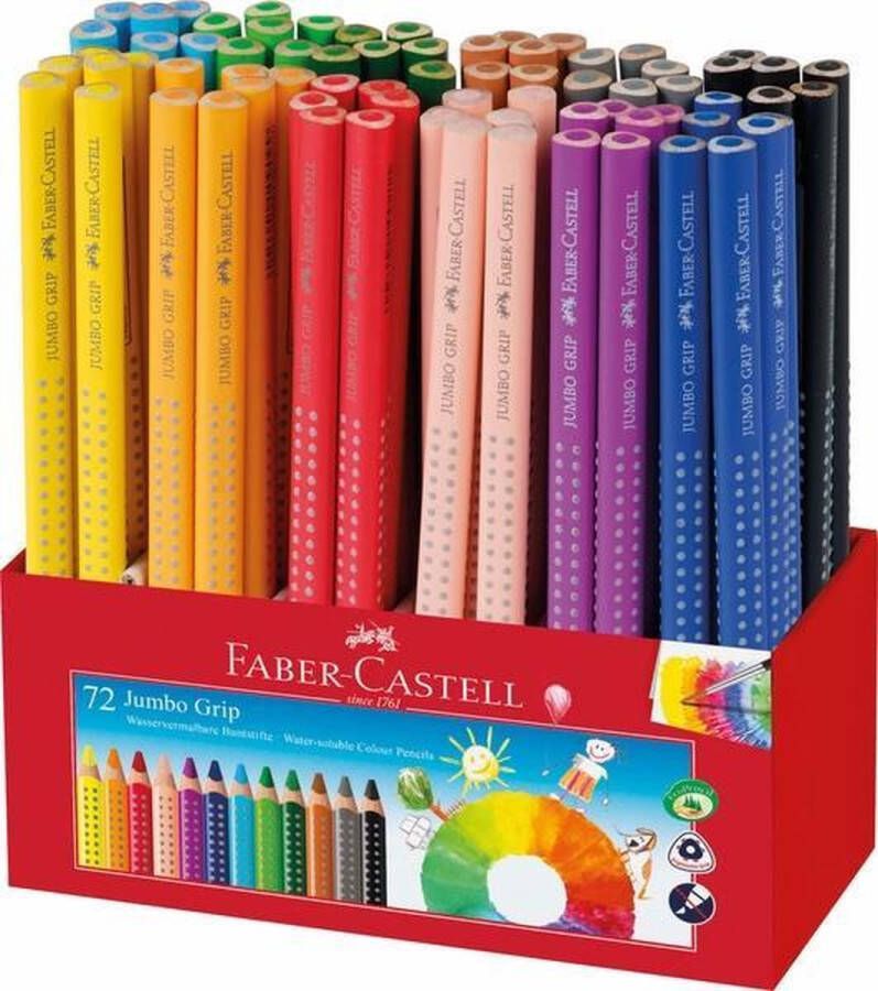 Faber-Castell kleurpotlood FC Jumbo Grip Class Pack 72 kleurpotloden 6 x 12 kleuren Ø 5 3mm