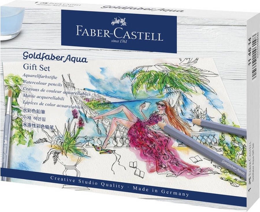 Faber Castell Kleurpotlood Faber-Castell Goldfaber Aqua gift set