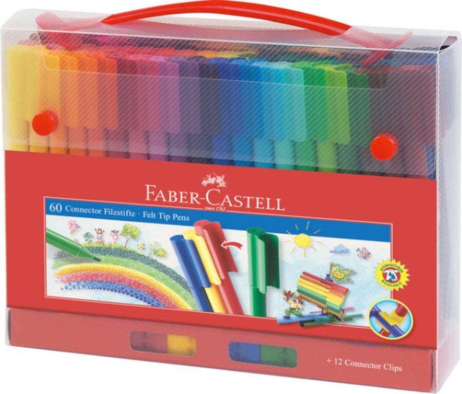 Faber-Castell Kleurstift connector koffer 60st 8 stuks