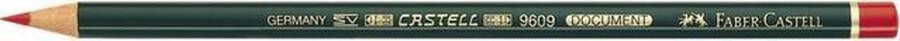 Faber-Castell kopieerpotlood Document 9609 rood onuitwisbaar FC-119121