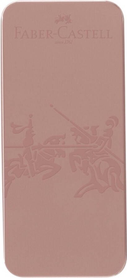 Faber-Castell #*Metalen giftbox FC leeg Rosé koper met inleg geschikt