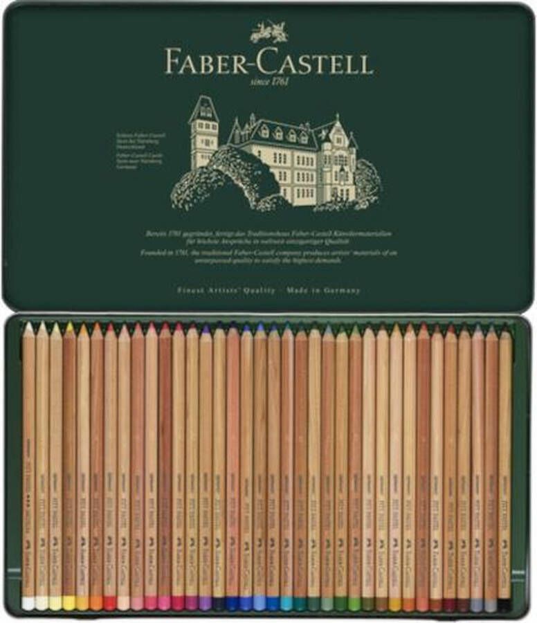 Dobeno Pastelpotlood Faber-Castell Pitt metalen etui a 36 stuks