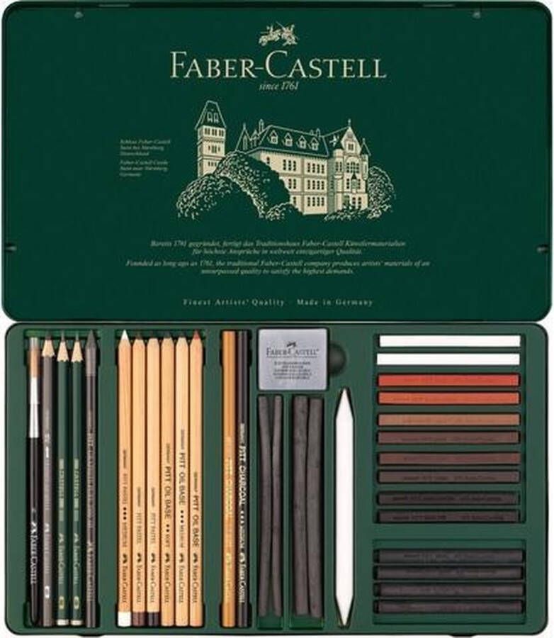 Faber-Castell Pitt Monochrome set 33-delig FC-112977