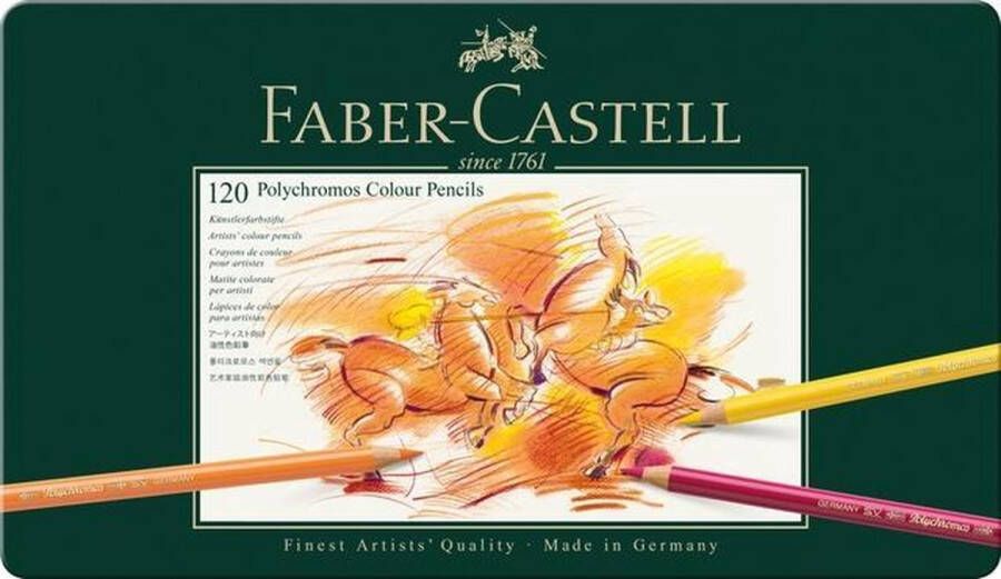 Faber-Castell kleurpotloden Polychromos 120 stuks in blik FC-110011